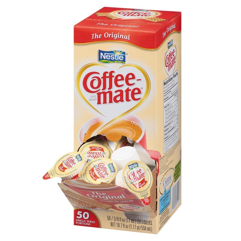 Nestle Coffeemate Liquid Creamer Singles, Original (50 ct.)