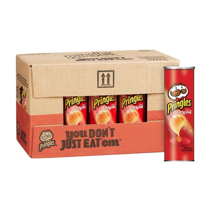 compra en nuestra tienda online: Pringles Original (caja 14 unidades) 149gr c/u