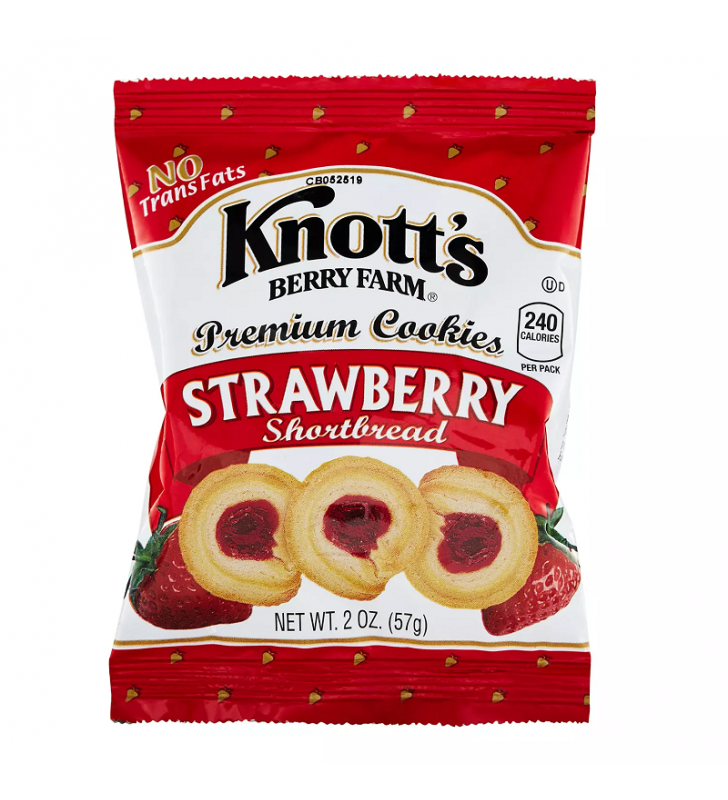 Knott's Berry Farm Strawberry Shortbread Cookies (2oz / 36pk)